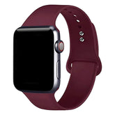 Curea de silicon pentru Apple Watch - DARK ROSE